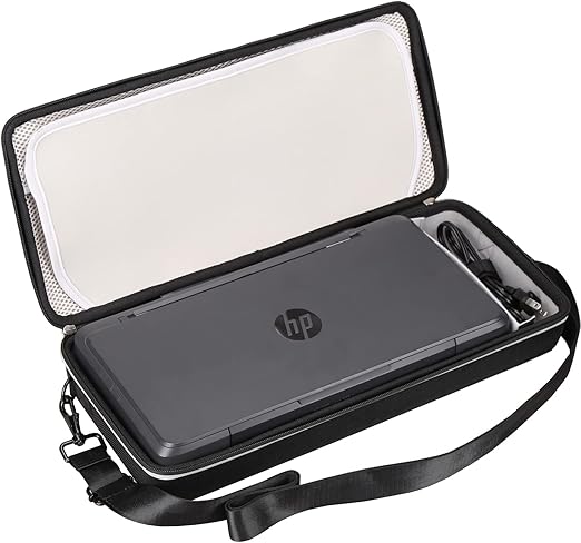 FBLFOBELI Hard Storage Carry Case for HP OfficeJet 200 Portable Printer with Wireless & Mobile Printing CZ993A, EVA Protective Travel Bag Shockproof With Removable Shoulder Strap (Case Only)