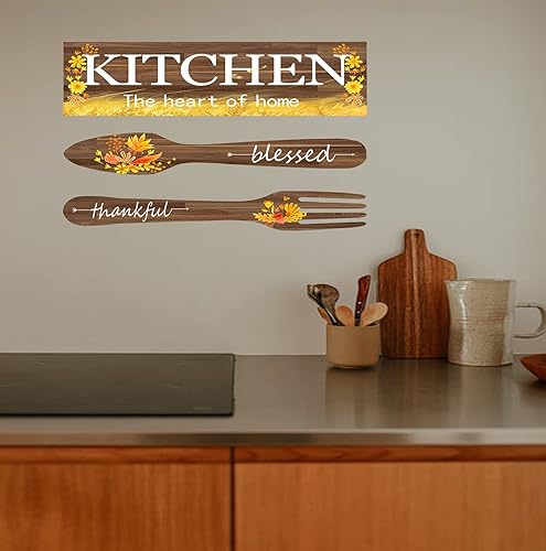 Miniatura 6 de Letrero de madera para colgar en la pared decoración del hogar cocina comedor decoración de pared