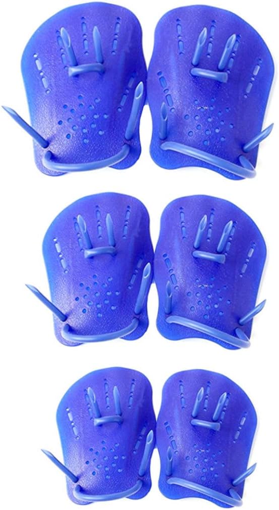 Tuimiyisou Swimming Paddles Strength Hand Paddles Training Gloves Swim Power for Swimming Beginners Kids Adults Blue M Swimming Supplies-Hand Web : Sports & Outdoors