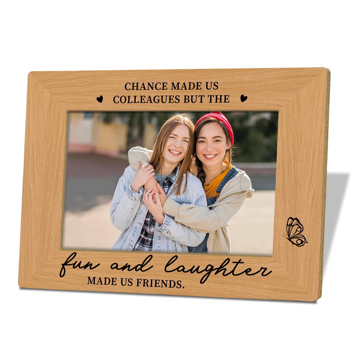 Goodbye Farewell Gift for Colleagues, New Job Gift Leaving Gift for Friend Colleagues, Chance Made Us Colleagues but the Fun and Laughter Made Us