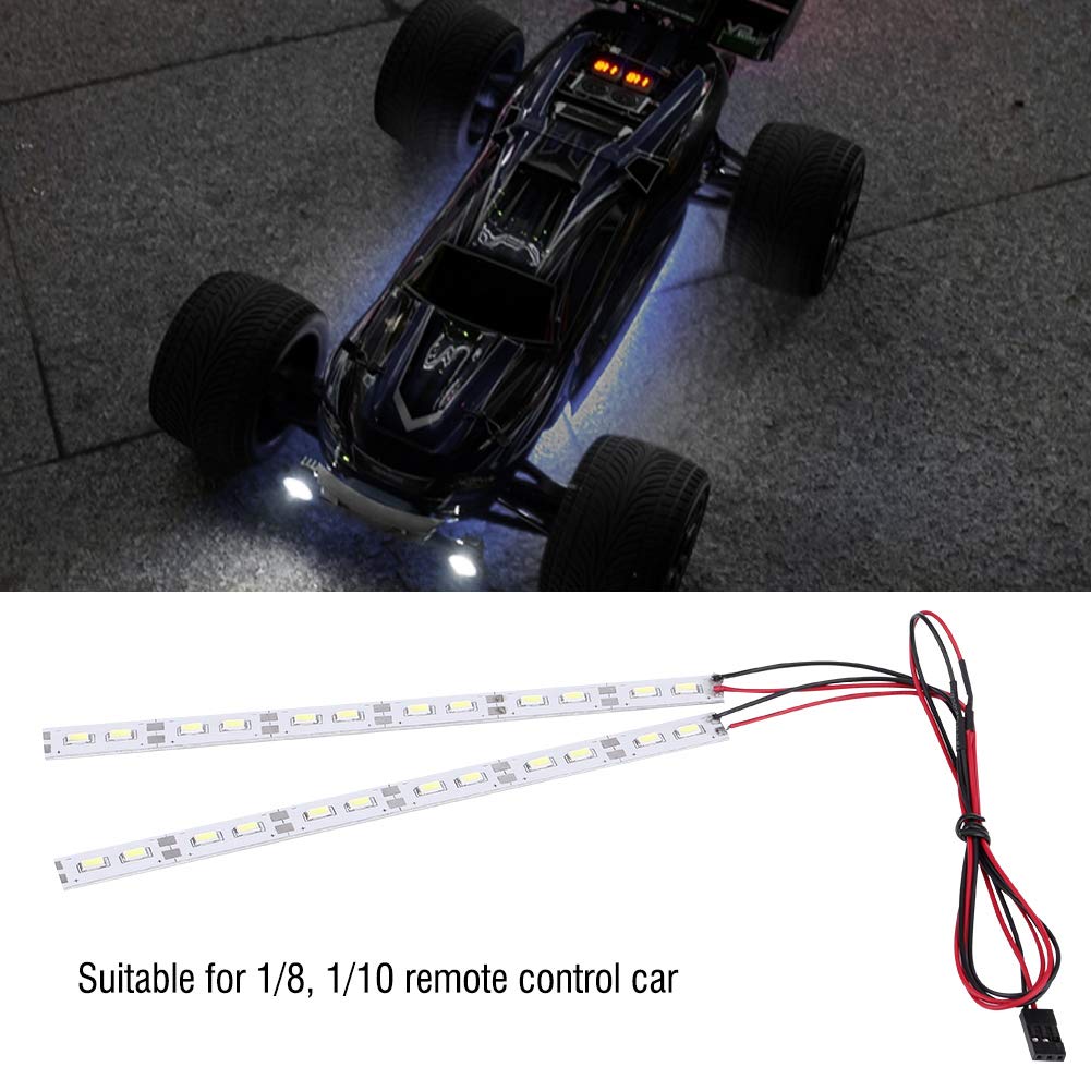 Juroupi 24 LED Lumière de Châssis Bande LED 6V pour 1/10 1/8 RC Voiture Chenille