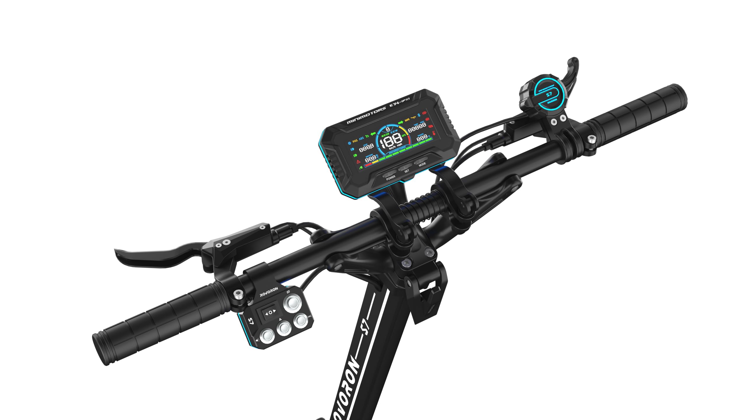 Rovoron Trottinette Électrique S7, Double Moteur 2x2500W