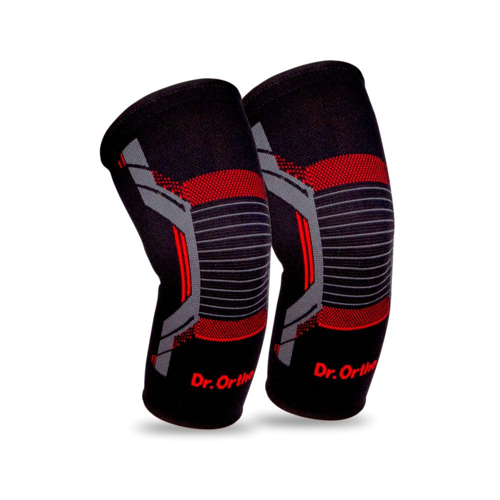 Dr.Ortho Sports Knee Cap Compression Support for Gym, Running, Jogging, Cycling Sports, Workout, Indoor & Outdoor Activities, Knee Brace, Knee Support For Knee Pain- For Men and Women - Large-image-39