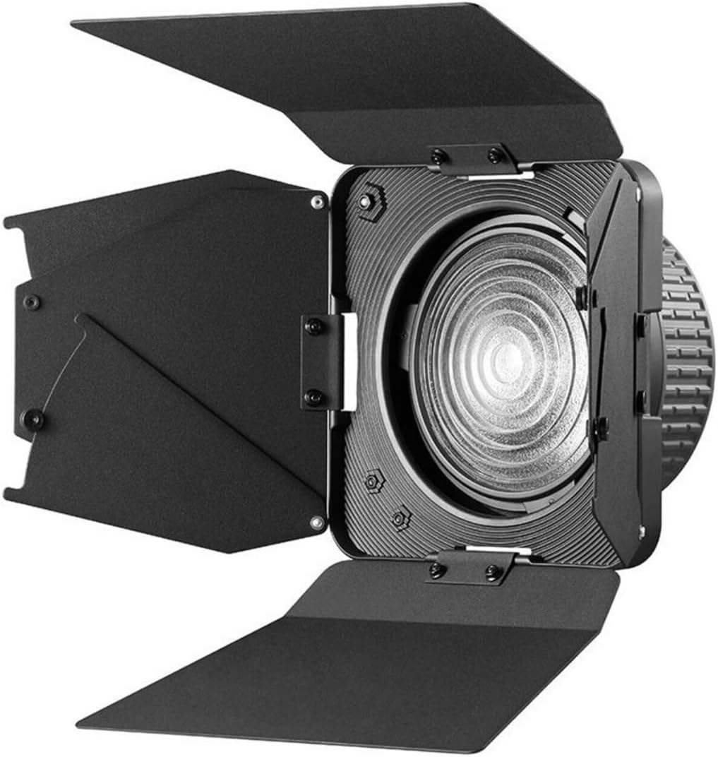 Godox FLS5 Fresnel Lens with 10 to 35 Degrees Adjustable Beam Angle for ML30 and ML60 LED Lights (Black)