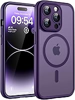 Vista 156 de TOCOL Funda magnética 3 en 1 para iPhone 14 Pro, mejorada [protección completa de cámara] con 2 protectores de pantalla, funda de grado militar