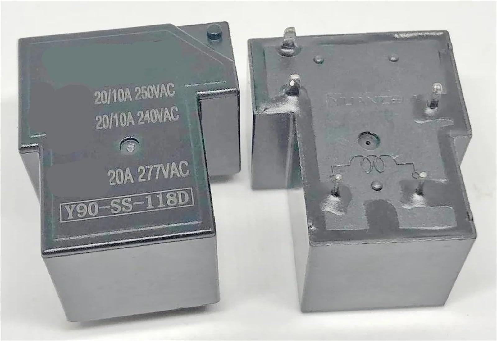 Relé electromecánico T90-1C-5P-20A de alta resistencia y conductividad estable 5