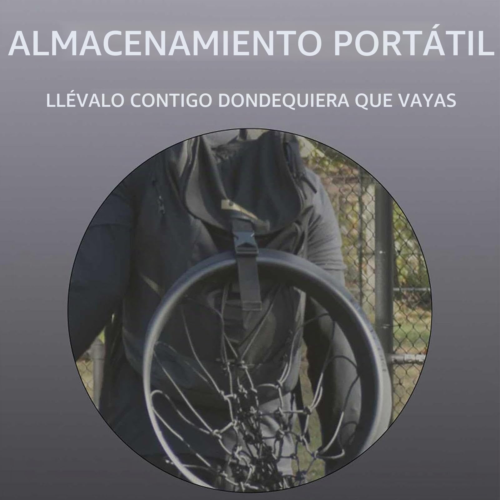 Red De Baloncesto Portátil: Red De Baloncesto Portátil Desmontable, Redes De Baloncesto Profesionales Gruesas Mejoradas para Exteriores