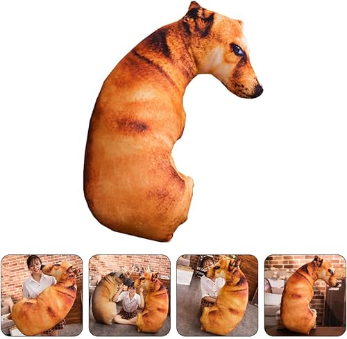 Miniatura 4 de Toyvian Decoración del hogar Decoración del hogar Decoración de girasol, almohada grande para abrazar, almohada de felpa para perro, almohada de