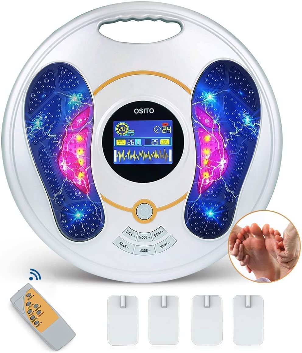 OSITO Medical Foot Massager main unit with foot outlines and control panel