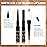 evpct 1Pcs True Nude Matte Lip Liner & Liquid Lipstick Stain Makeup Set for Women, Nude Lip Liner Stain Long Lasting Waterproof Smudge Proof, Cruelty Free Liquid Lip Stick Makeup 24 hours originales