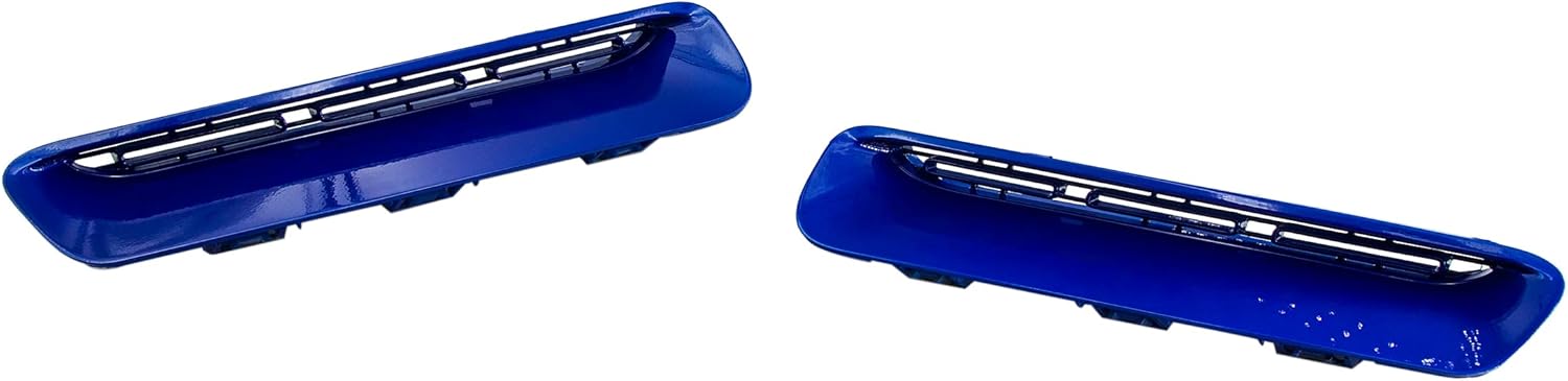 Custom Painted Hood Bezels Compatible with Dodge Challenger Base Hood (PFB Sublime Green)