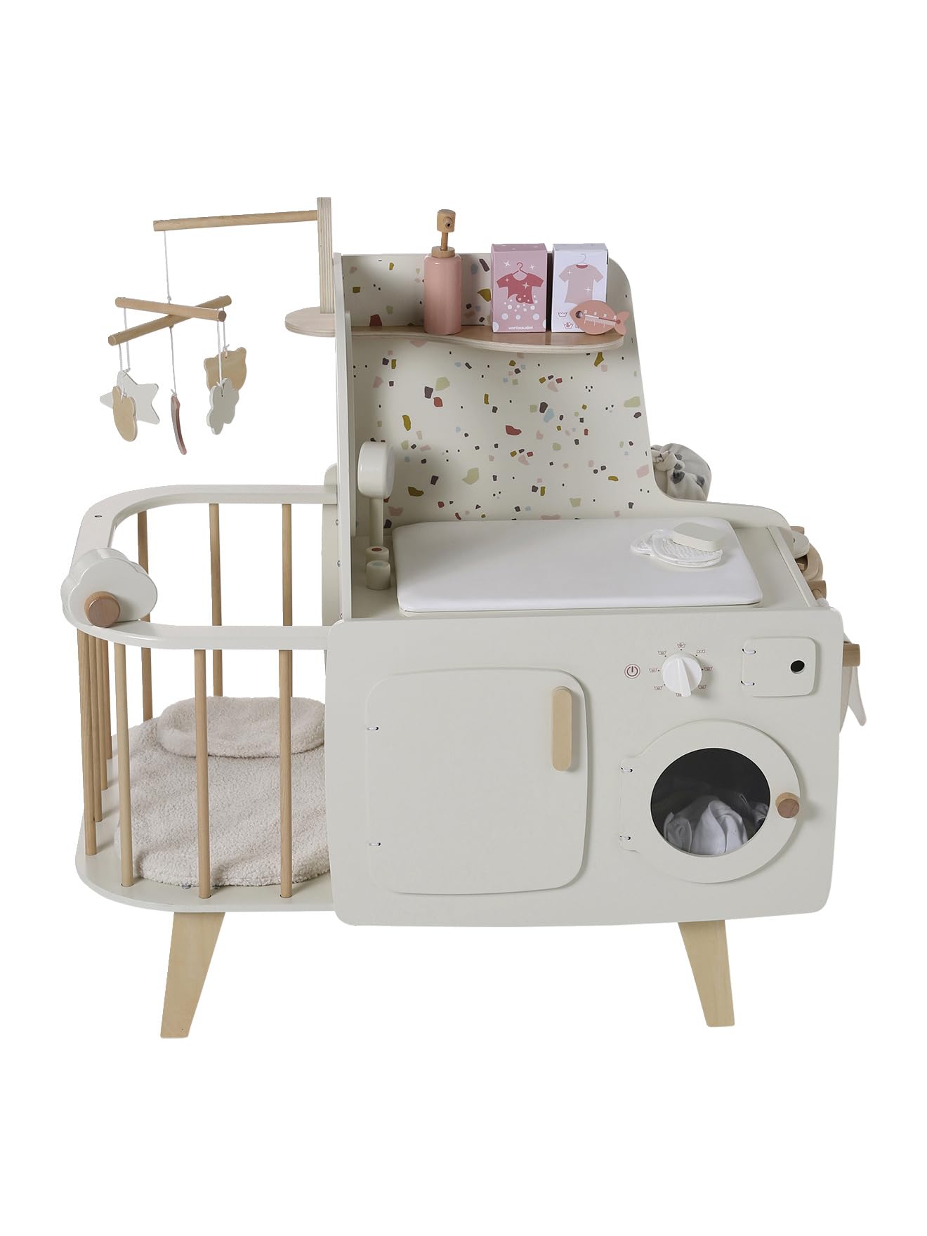 VERTBAUDET Nurserie poupon en bois FSC® blanc TU