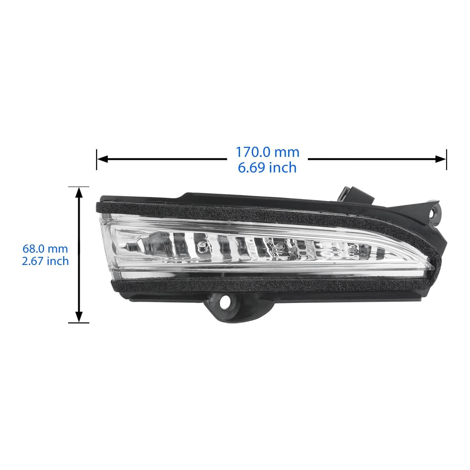 Para Mondeo MK5 2014-2019 Luz De Señal Indicadora De Espejo De Puerta