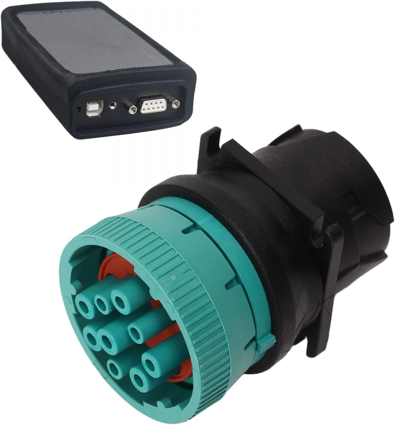 Buy EBTOOLS J1939 II Adapter ABS 9 Pin Truck Diagnostic Port Adapter