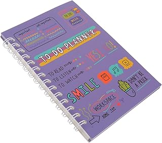 Tofficu Notebook Travelers Notebook Reminder Notepad Planner Notepad Travel Notebook Business Notebook Spiral Notebook Notebook Multi-function Notepad Yearly Planner Notebook Manual