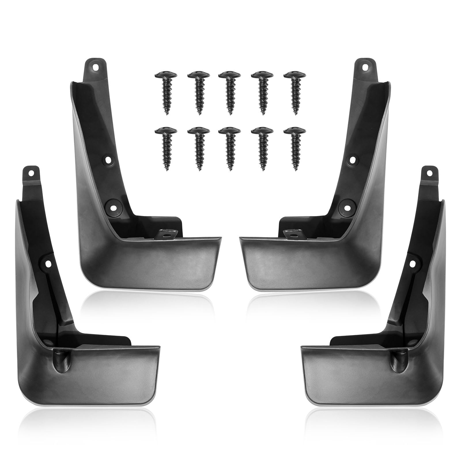 2021 Highlander Mud Flaps Mud Guards Compatible with Toyota Highlander 2021-2024 Splash Guard No Drilling Required All Weather Mudflaps(Set of 4)