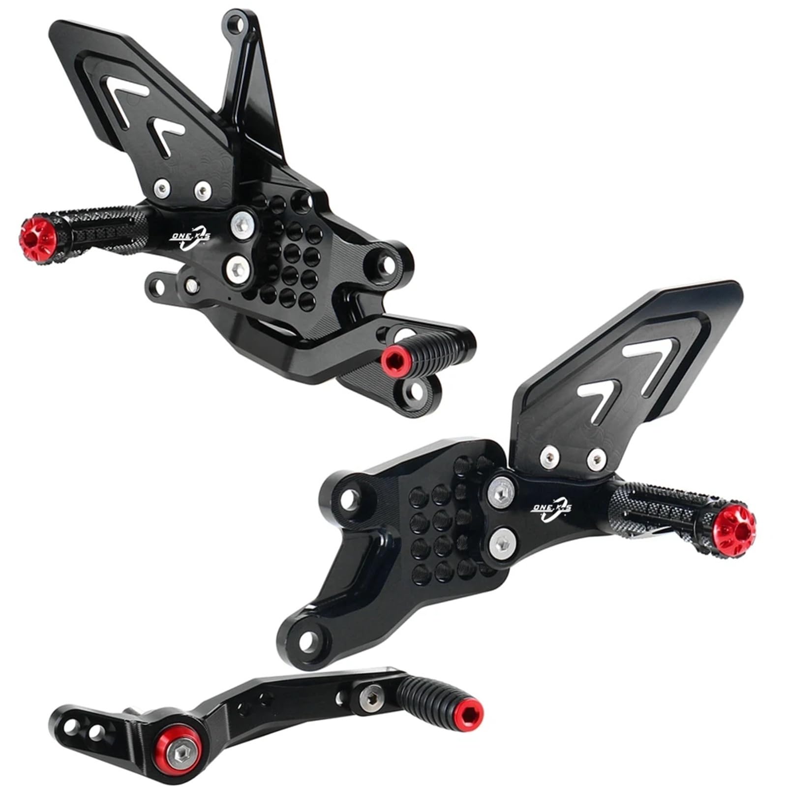 Commandes reculées Yamaha R7 améliorant l'appui et réglage repose-pied - 5