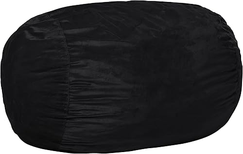 Miniatura 150 de Chill Sack Silla de puf, tumbona de 6 pies, microgamuza azul marino - solo funda Microsuede,Microsuede - Negro - Solo funda,Microsuede - Camel -