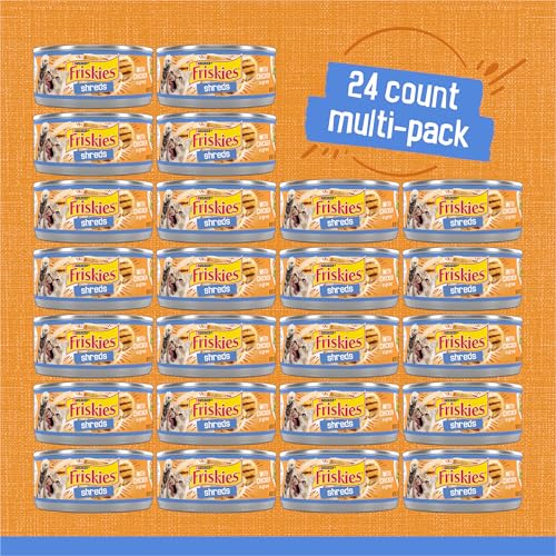 Friskies Purina Shreds with Chicken in Wet Cat Food Gravy - 5.5 oz. Cans (Pack of 48) - image 4