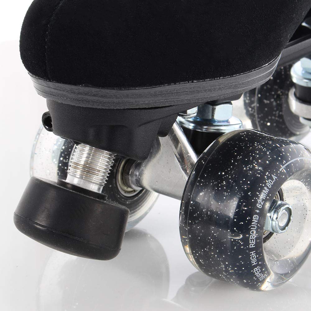 Skates Luna Quad Roller Figurine Patins à roulettes (Shadow noir, EU42/UK8/US 10/27,2 cm)