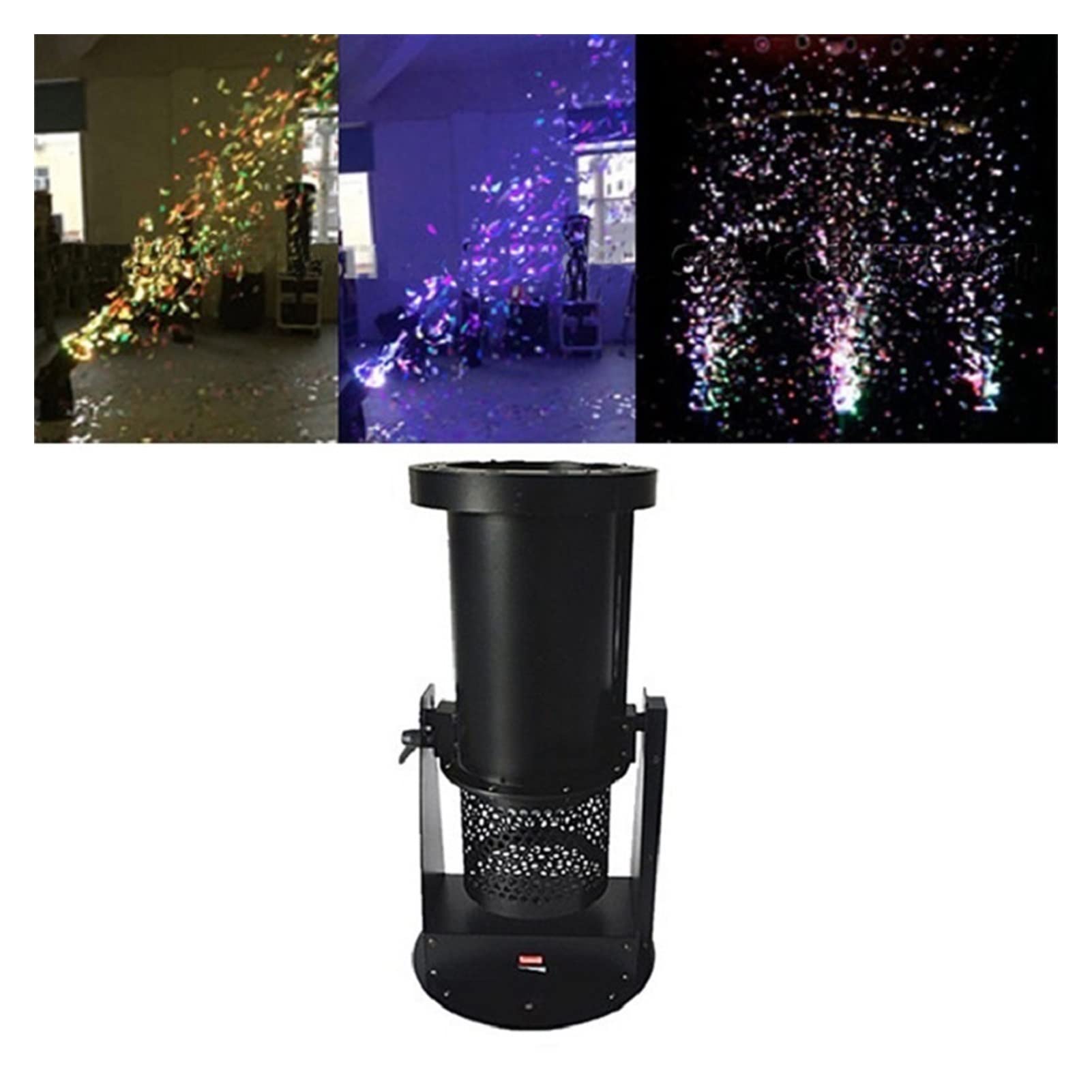 Konfetti-Maschine Confetti-Launcher. LED Elektrische Wunderkonfetti-Gebläse-Farbpapier-Kanonenmaschine Für Hochzeitsfeier Dekoration