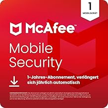 McAfee Mobile Security | 12 Monate|Sicherheits-App für Mobilgeräte | Digitaler download
