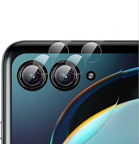 Protector de lente de cámara compatible con Motorola Razr 40 Ultra, protector de cámara de vidrio templado HD para Motorola Razr 40 Ultra (2 juegos)