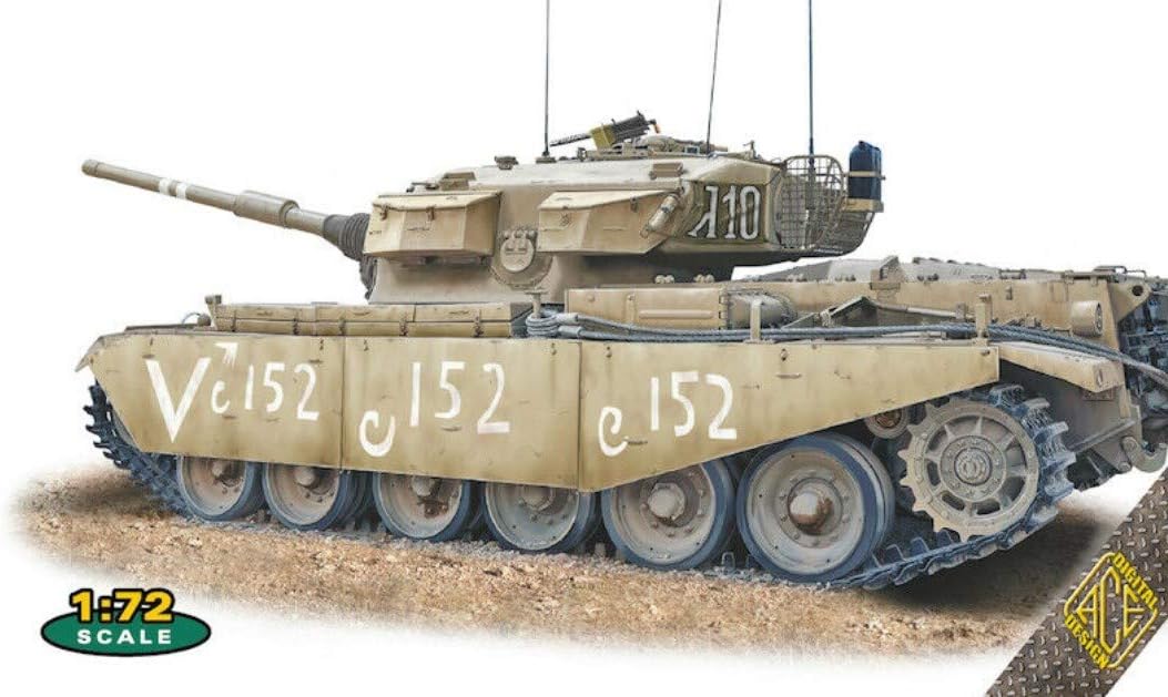 ACCE Plastic Model kit Centurion Shot KAL ALEF 1973 Year 1/72 Scale 72439