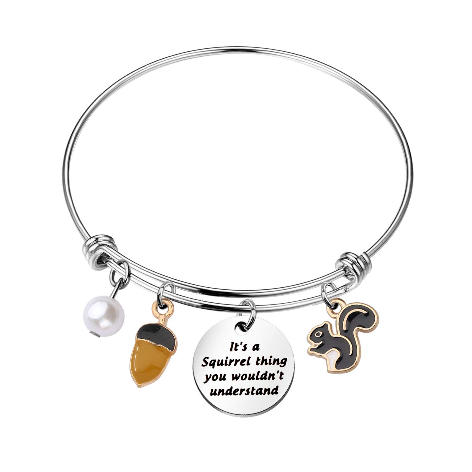 BAUNA Squirrel Jewelry for Squirrel Lovers Squirrel Bracelet Its A Squirrel Thing Animal Lovers Gifts