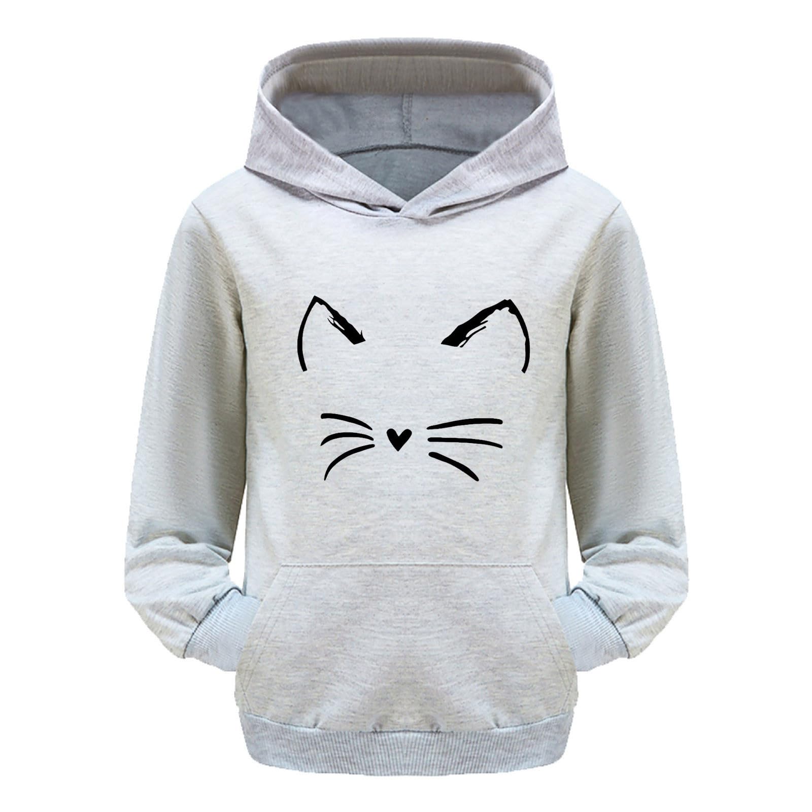 2026 kinderen peuters jongens meisjes lange mouwen solide warme hoodie pullover tops broek kinderen outfits trainingspak, grijs, 4-5 Jaar