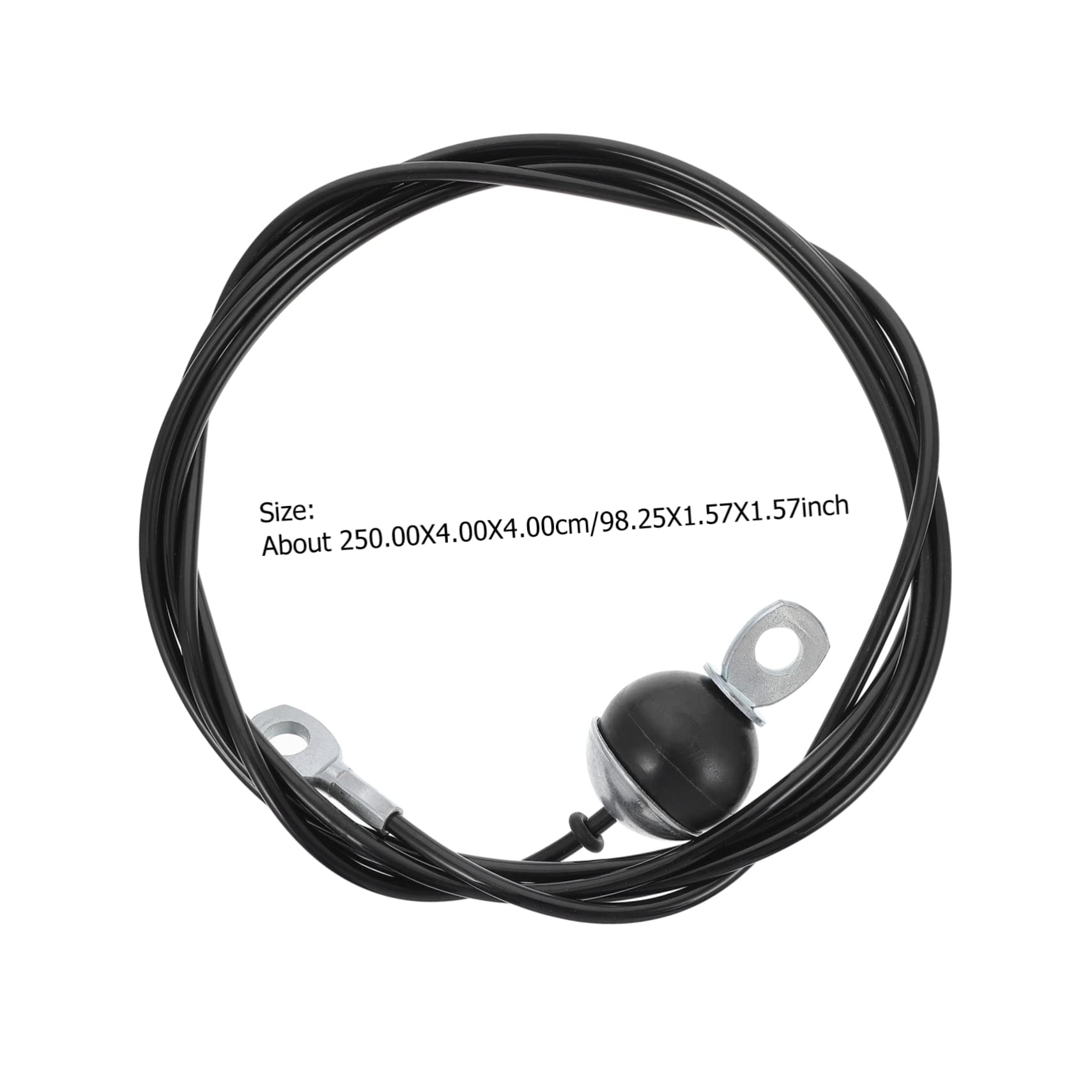 Veemoon 1Pc Heavy Duty Steel Wire Rope for Fitness Equipment Black Color for Home and Commercial Gym Use Gym Wire Rope