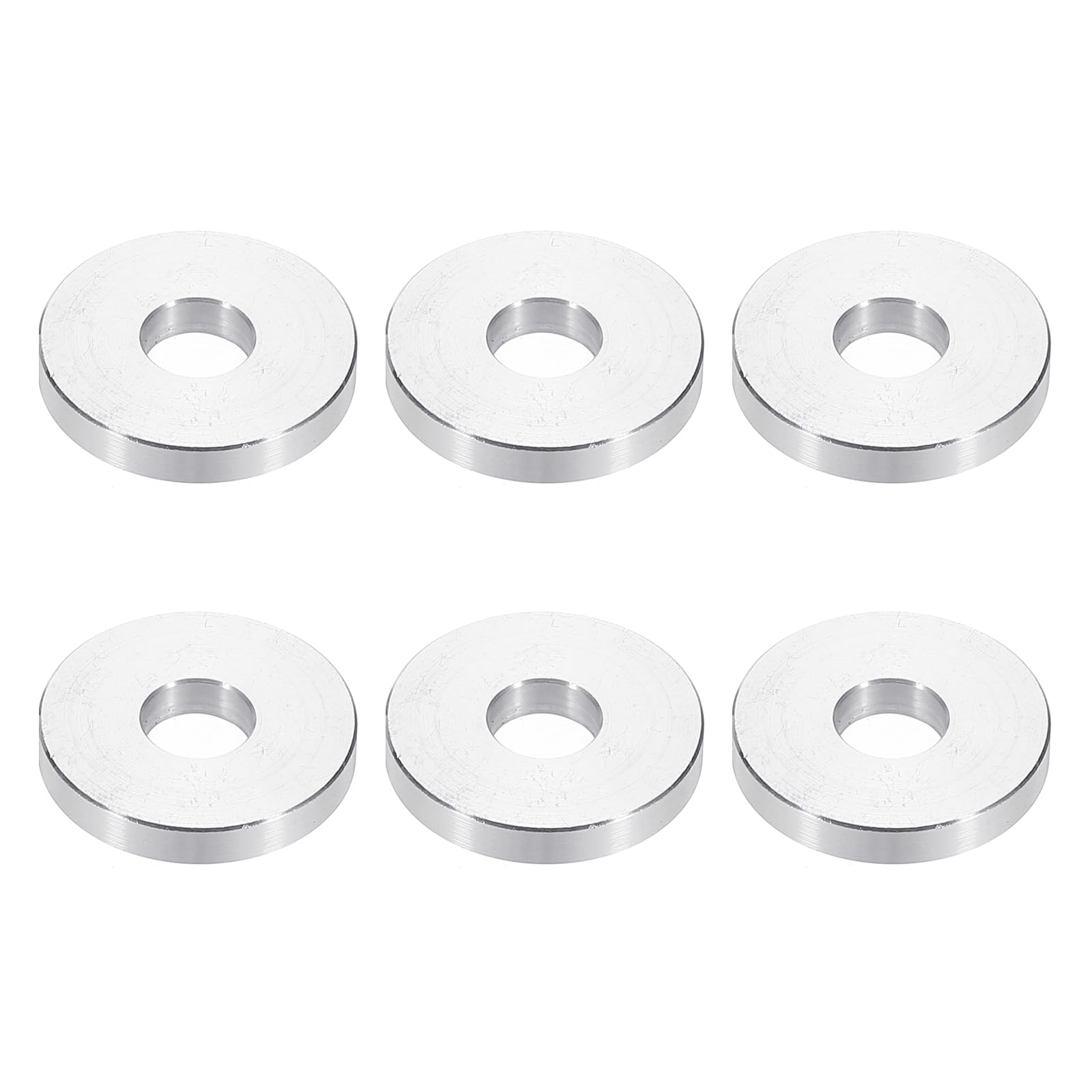 PATIKIL M8 Aluminum Spacers, 6pcs 5/16" x 1" Round Metal Spacers for 5/16 or M8 Screw Bolts