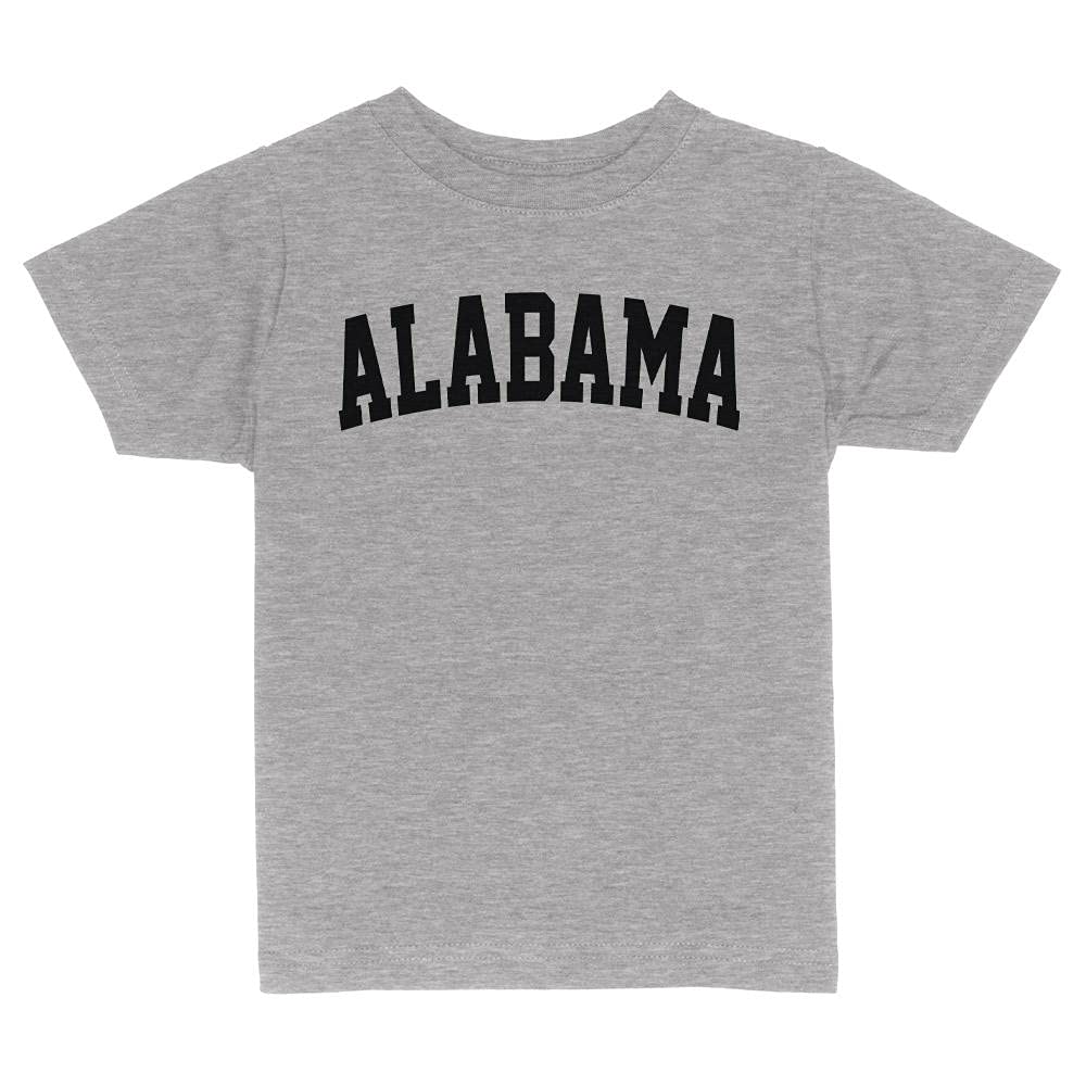 Alabama Toddler Kids T-Shirt 2T Heather Grey