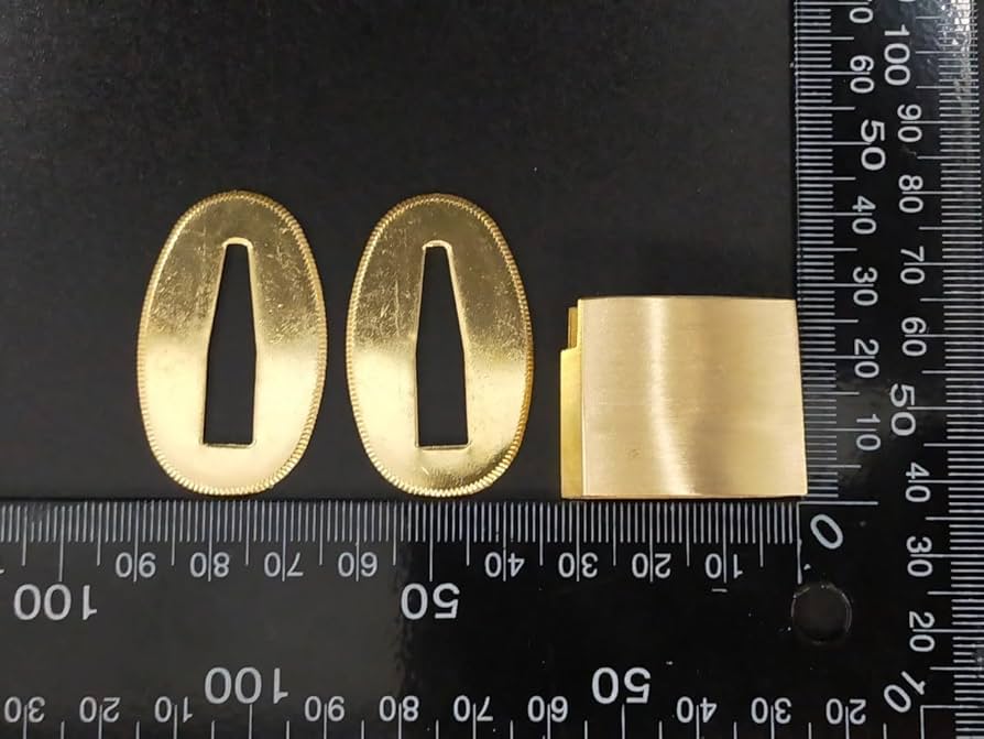 高級‼️縁飾りの有る金被せ切羽二枚一組 高級‼️縁飾りの有る金被せ切羽二枚一組 Amazon.co.jp: