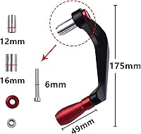 Vista 2 de Para Yamaha XT660/X/R/Z XT660X XT660R XT660Z Agarres de manillar de motocicleta Guardia Palancas de embrague de freno Protector de barra de manillar
