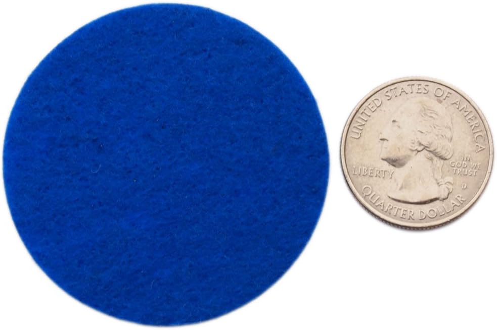 Playfully Ever After 2 Inch Blue 58pc Stiff Felt Circles