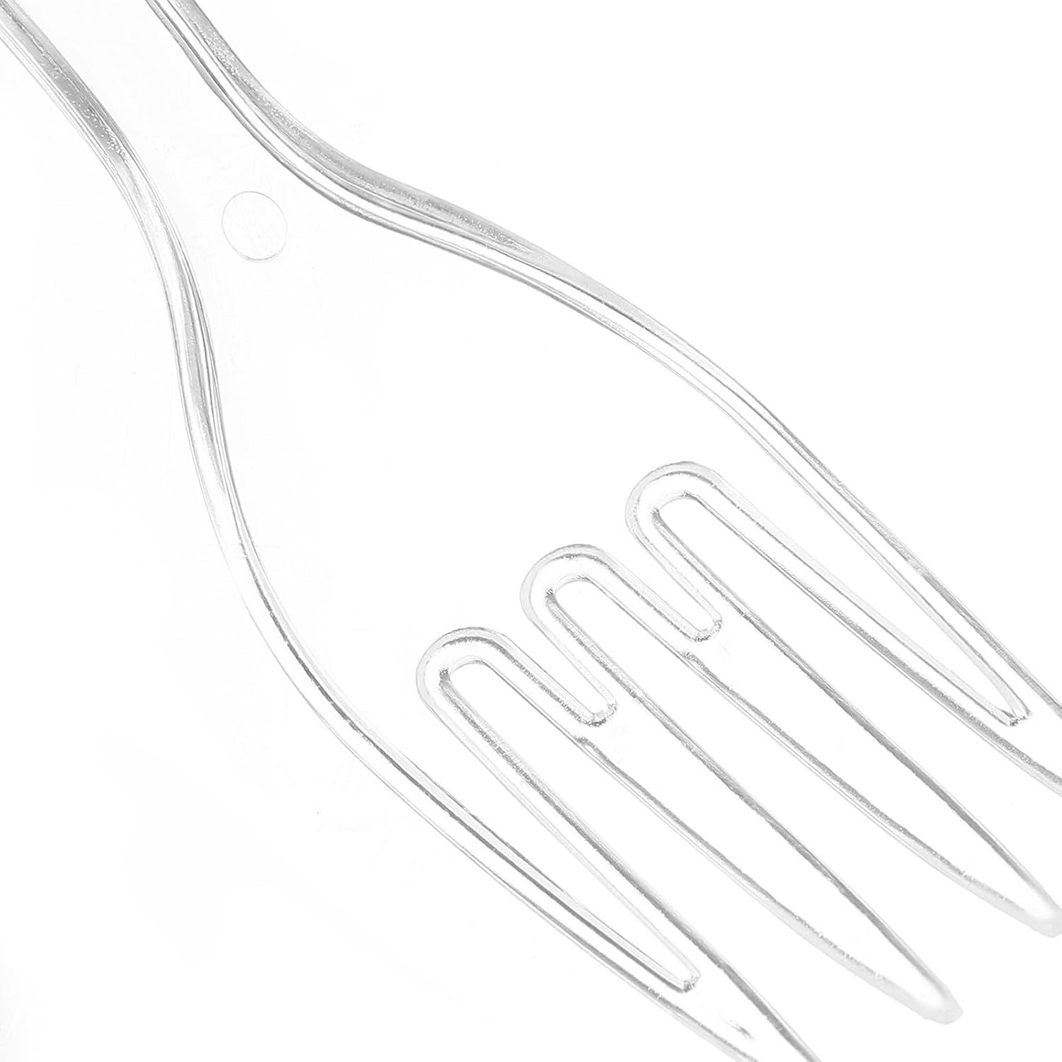 CHILDWEET 50pcs Plastic Cutlery Set Forks Spoons and Knives, Single-use Party Silverware Kit for Weddings and Events