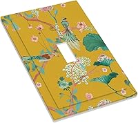 Vista 115 de Vista de ventana, isla tropical, playa, palmeras, cielo soleado, cubierta de interruptor de luz de palanca individual, placa decorativa de pared