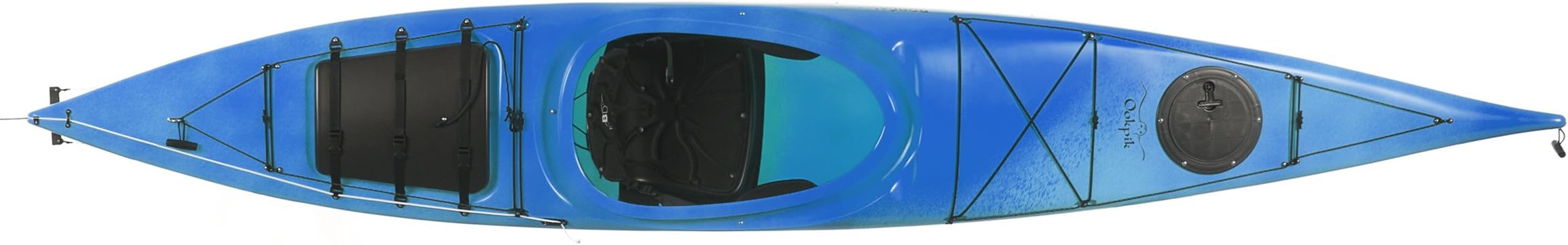 Boreal Design Ookpik PE Rudder Touring Kayak, White/Blue