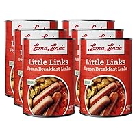 Vista 6 de Loma Linda - Carnes a base de plantas (pequeños eslabones (15 oz.), paquete de 3