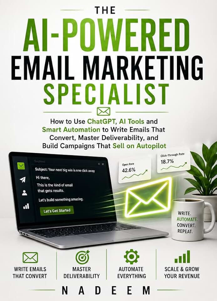 The AI-Powered Email Marketing Specialist: How to Use ChatGPT, AI Tools and Smart Automation to Write Emails That Convert, Master Deliverability, and ... ... Workflow Guides for Professionals Book 2)