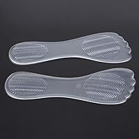 Vista 2 de Fydun 2 Pairs of 34 Foot Pads, Transparent Silicone Massage Shockproof High Heel Insoles Wide Range of Uses