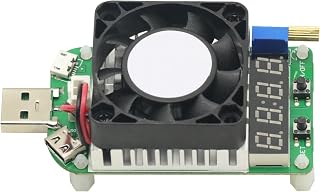 LD25 Type C and USB Load Tester,USB Electronic Load Test Resistor Module 25W Constant Current Load Digital Display Voltage Adjustable Constant Current