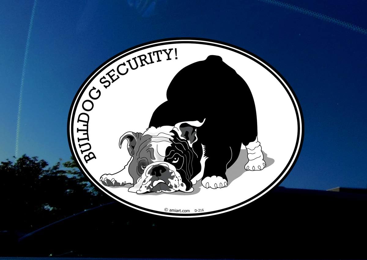 bulldog window decal