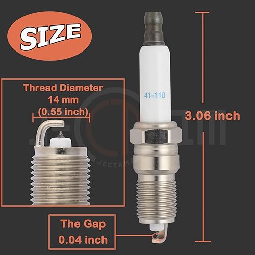 Miniatura 5 de Bujías de repuesto automotrices 12621258 41-110 IZTR5B11 - Bujías de iridio 8 unidades compatibles con Chevy Silverado Suburban Express Tahoe GMC