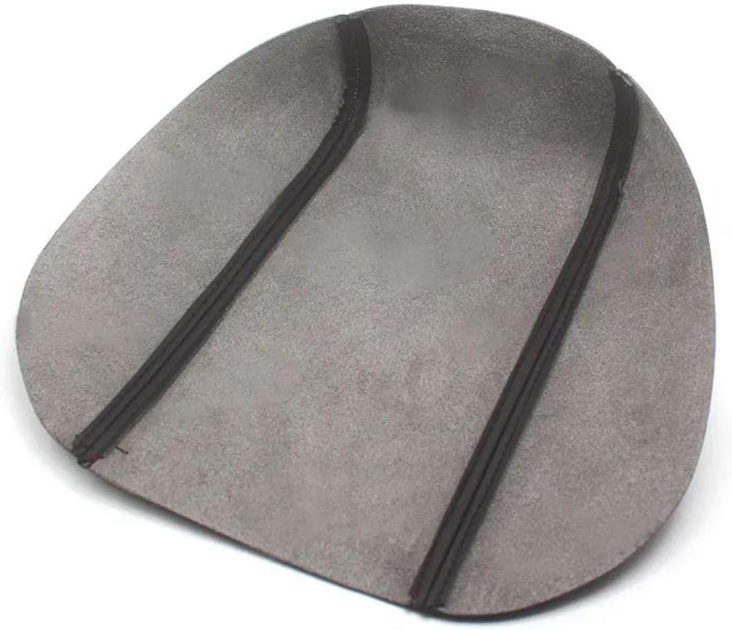 Armrest Box Protection Cover Compatible with A4 2009 2010 2011-2016 Microfiber Leather Cover Trim(Black-White line)