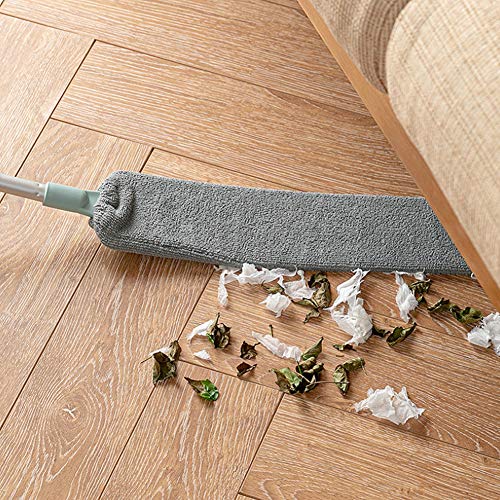 Equipado con una Herramienta de eliminación de Polvo de Varilla de Aluminio de Mango Largo Suave y cómodo con Herramientas de Limpieza de Tela de Microfibra Objetos Altos para Limpiar