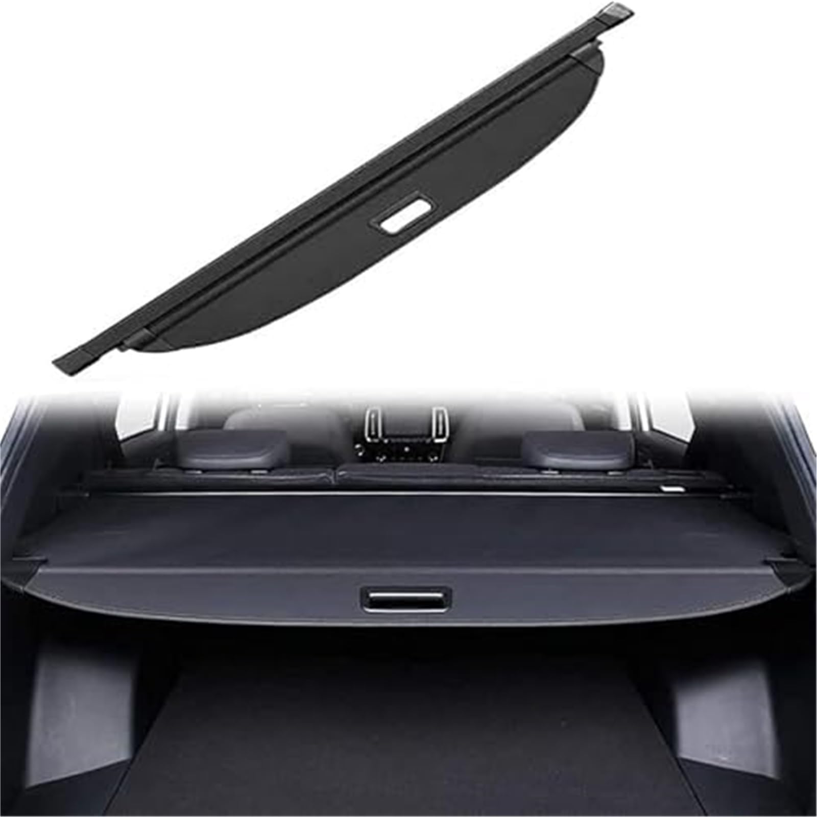 fhjwqronte Cargo Area Storage Rack Car Retractable Rear Trunk Parcel Shelf, for Peugeot 5008 2017-2021 Luggage Shade Shield Cargo Security Cover Curtainaccessories