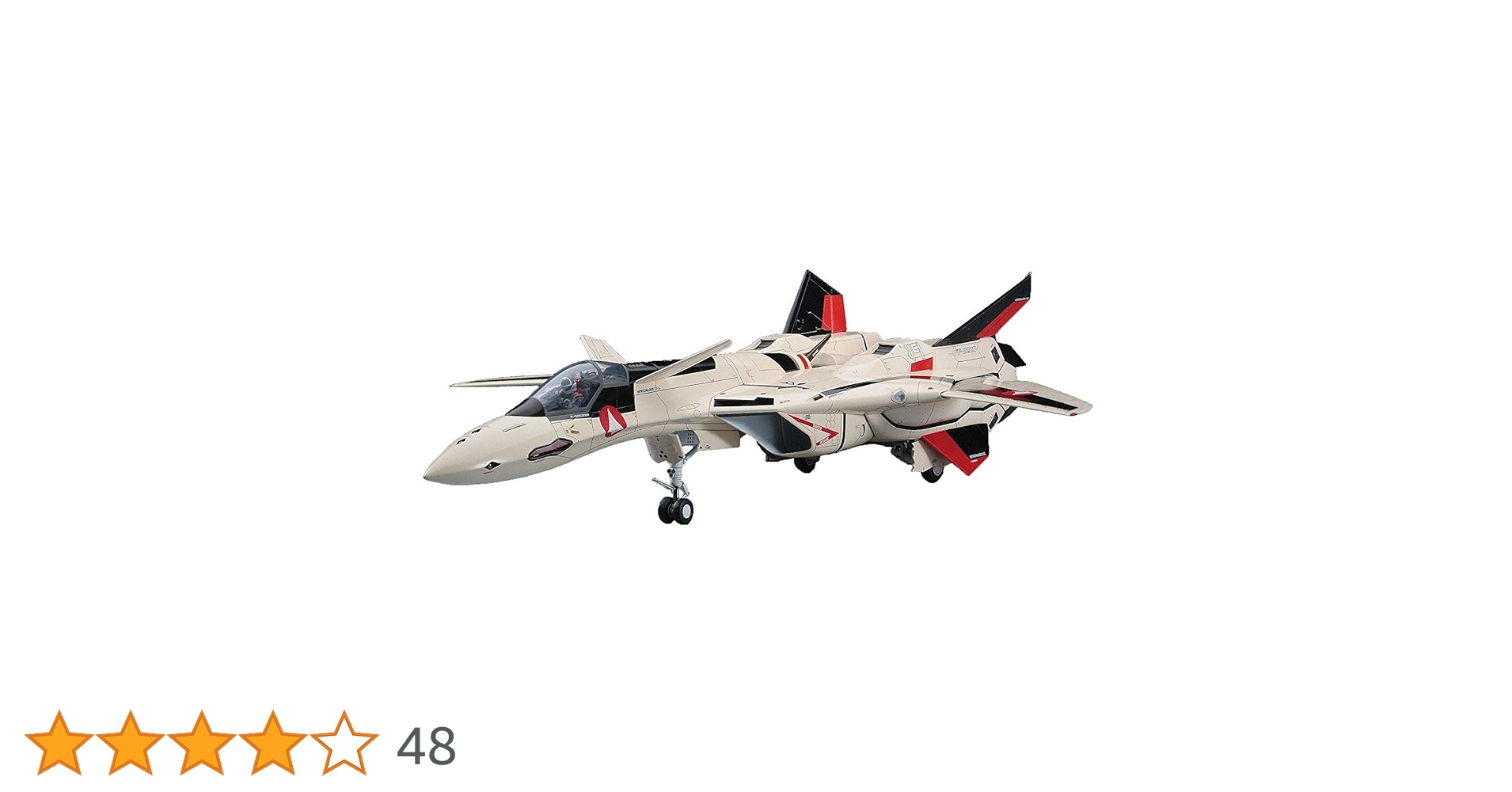 プラモデル完成機　1/48　YF-19(マクロスプラス) 花金だ！仕事帰りに買うプラモ。マクロスプラモのマスターピース