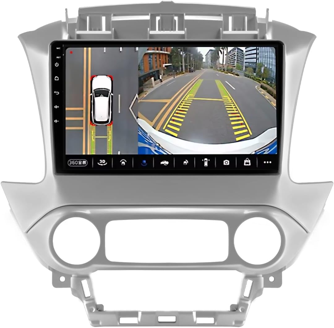Android Car Radio for Chevy Suburban Tahoe Yukon 2014-2021,10.1 Inch Non-Bose Upgrade, Wireless Apple CarPlay Android Auto, GPS Navigation, Bluetooth,Touch Screen (8GB RAM + 128GB ROM + 360° Camera)